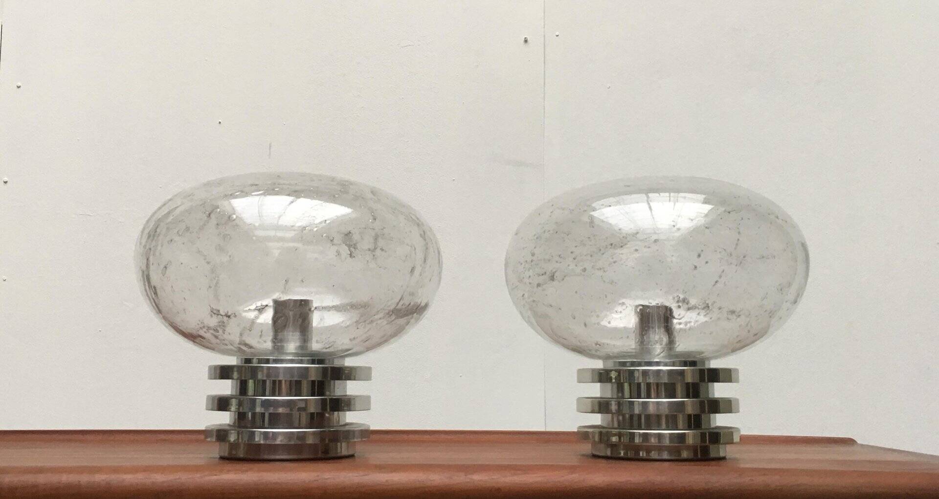 Mid-Century German Bulb Table Lamp from Doria Leuchten, 1970s
