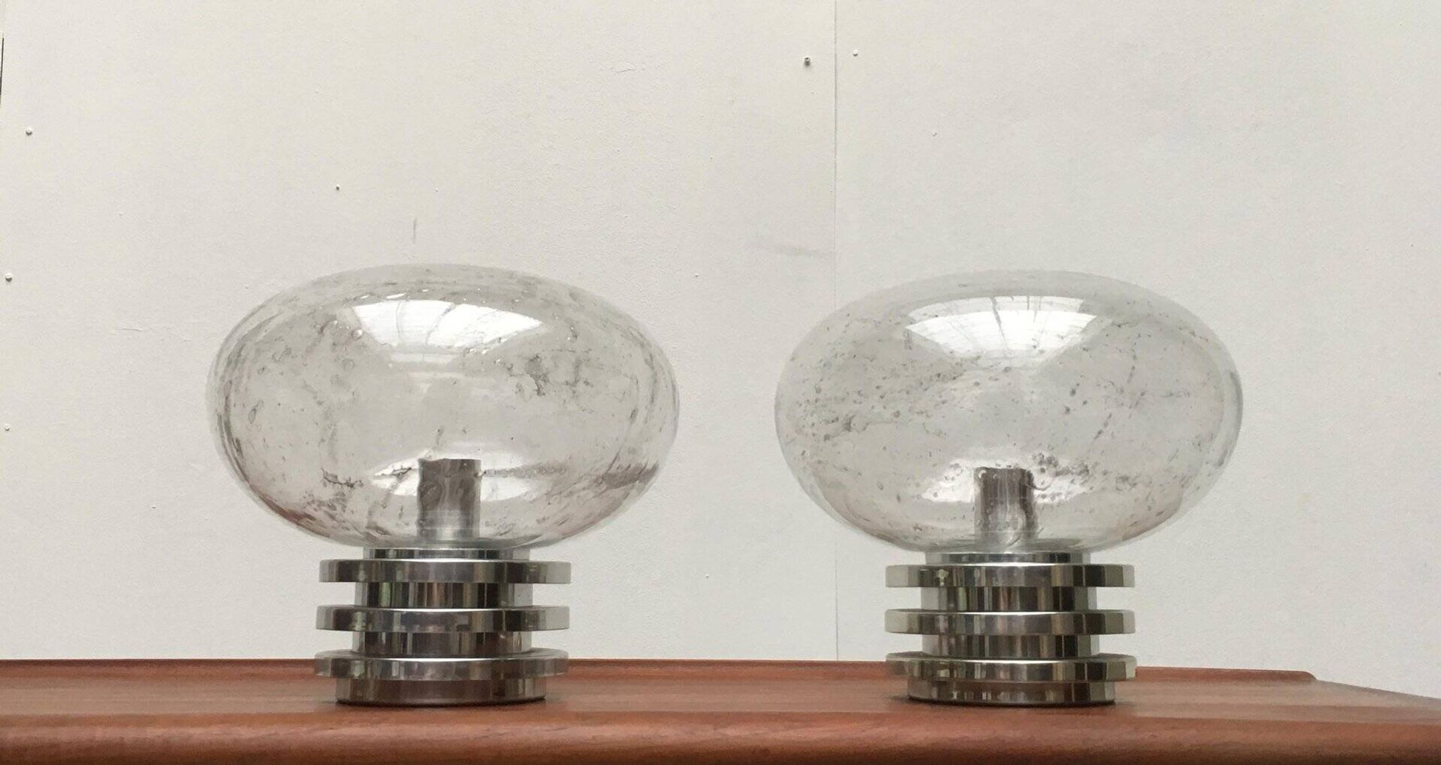 Mid-Century German Bulb Table Lamp from Doria Leuchten, 1970s