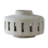 Brutalist lamp in glazed terracotta – Albert Spinelli (20th century)