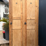 Vintage wooden wardrobe from 1940.