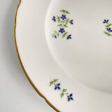 Porcelain plate from the Duke of Angoulême | Cornflower floral motif