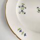 Assiette en porcelaine du Duc d’Angoulême | Motif floral Barbeaux (Bleuets)