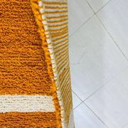 Handmade Moroccan Berber rug, orange, size 150 x 250 cm