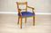 Fauteuil Elm en tissu bleu, années 1950