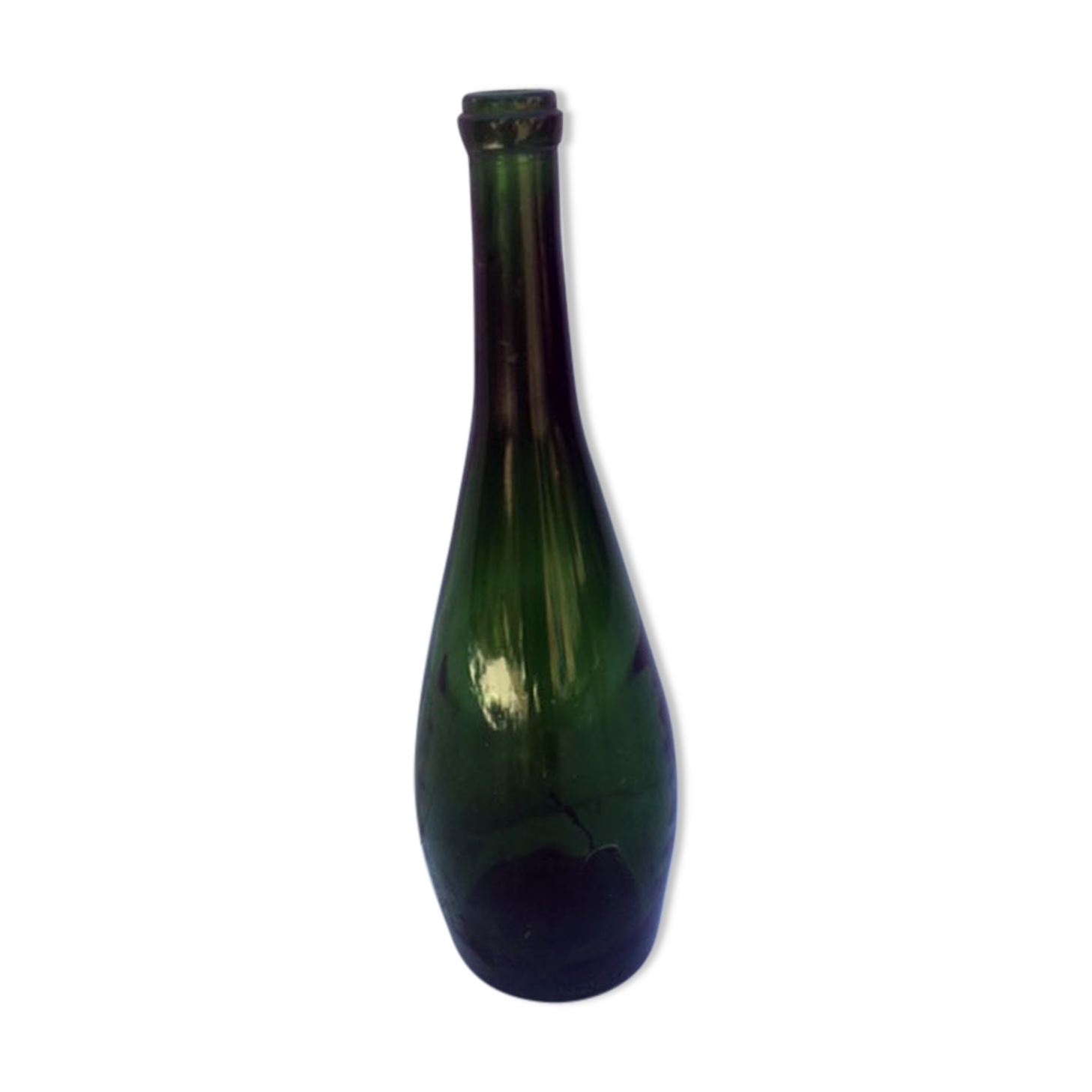 Bottle in glass