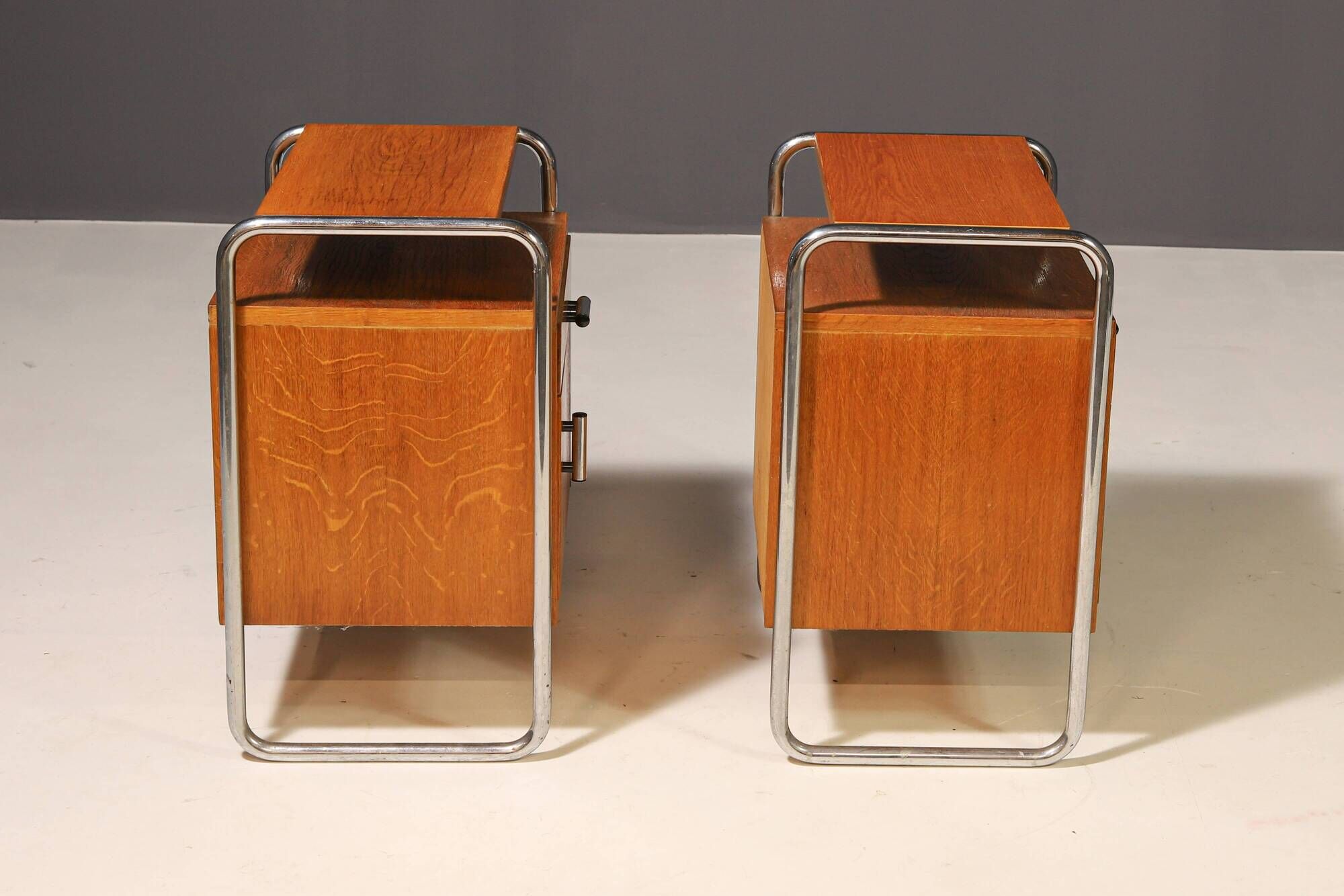 Pair of Functionalist Nightstands | 1930s–1940s