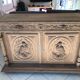 Buffet ancien sculpté et sablé