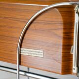Rolling trolley in formica and chrome Design, 1970
