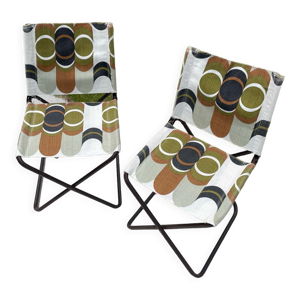 Lot de 2 chaise pliante camping