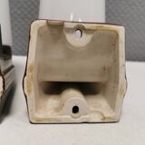 Ceramic bathroom lamp designed by Sigvard Bernadotte for IFÖ Sweden.