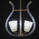 Amazing 2 Light Clear Rostrato Murano Glass Chandelier by Barovier & Toso,