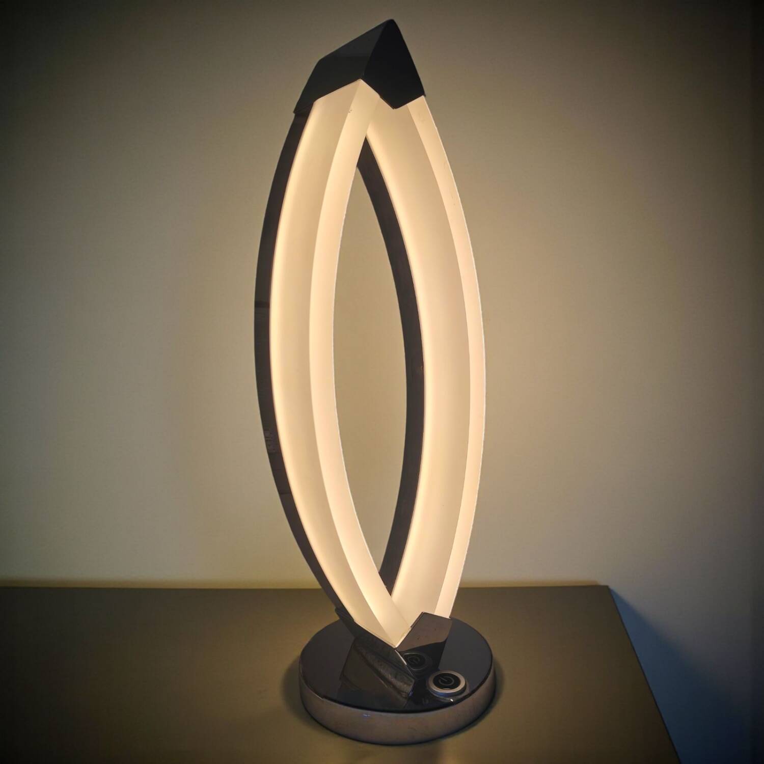 2010-2020 Wofi Leuchten LED Table Lamp - Sculptural Triple-Intensity