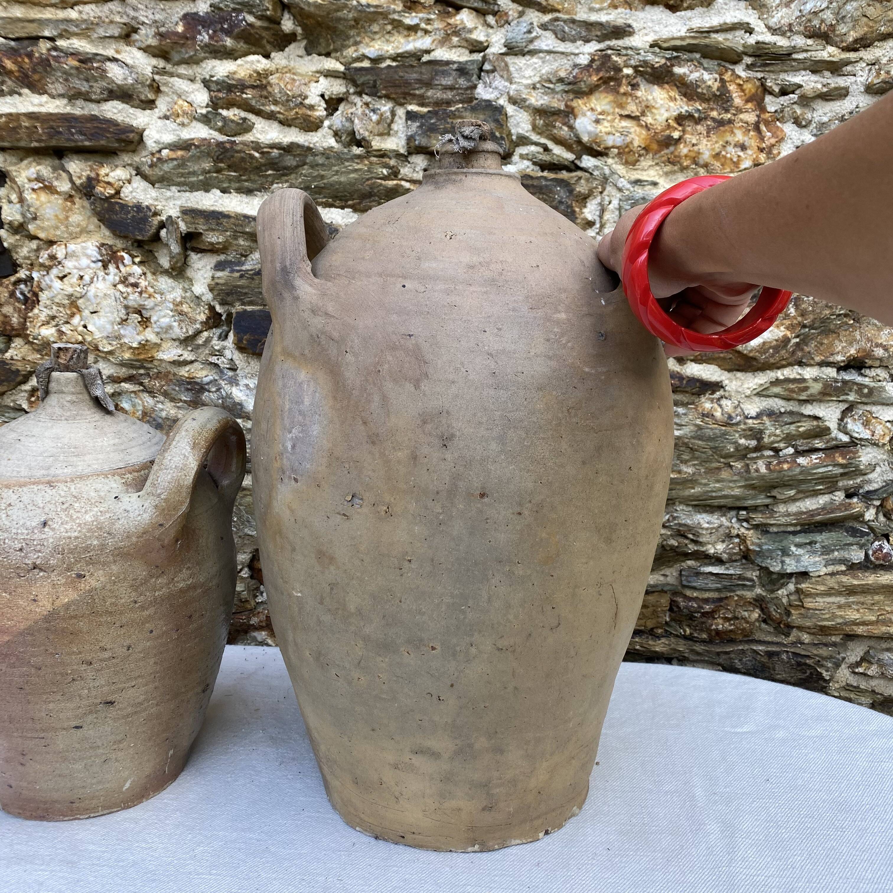 Antique terracotta jars