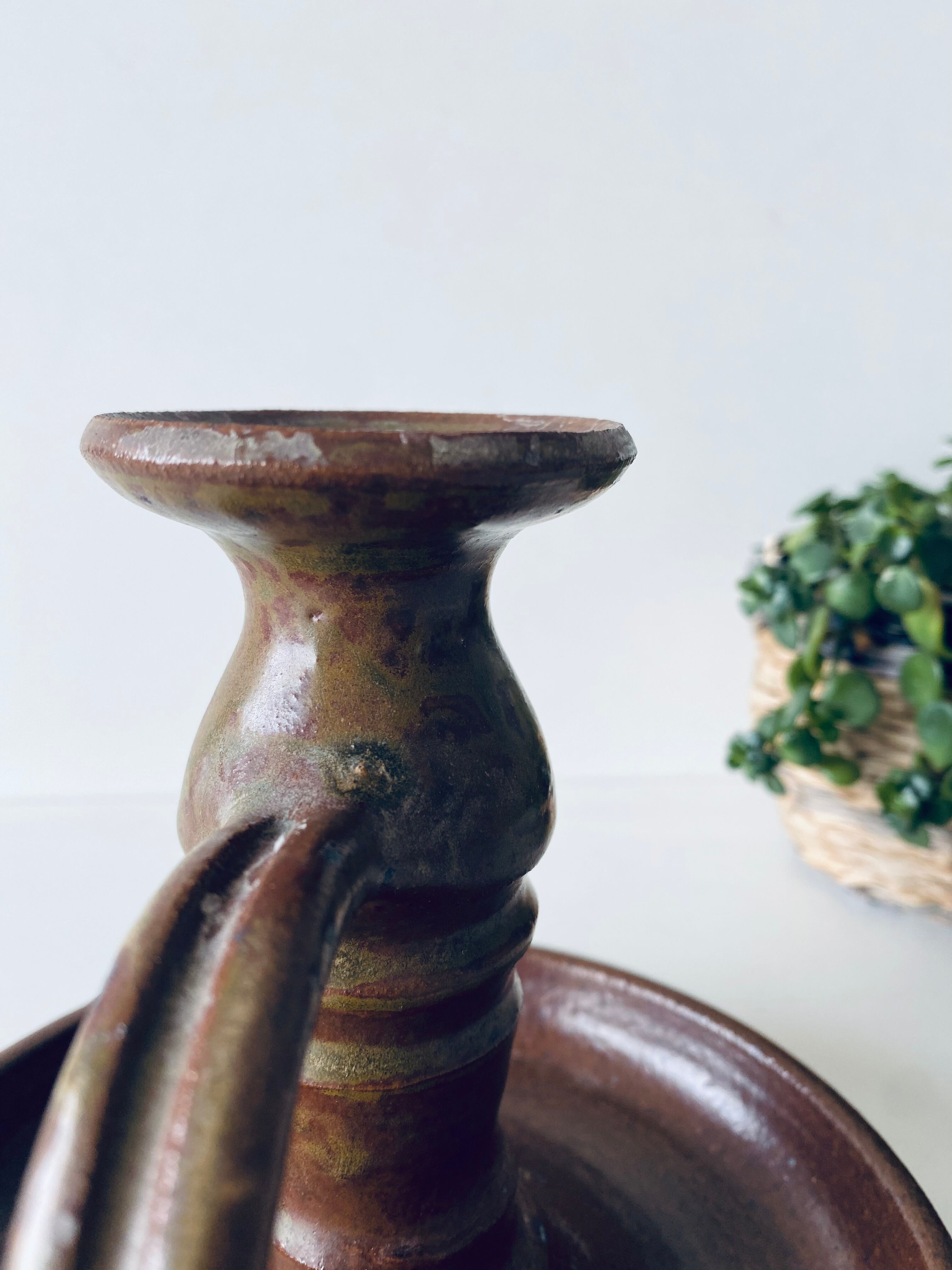Sandstone abbey candle holder