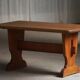 Swedish solid pine dining table from the mid-20th century, Åby Möbelfabrik, 1940s.