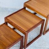Teak nesting coffee table
