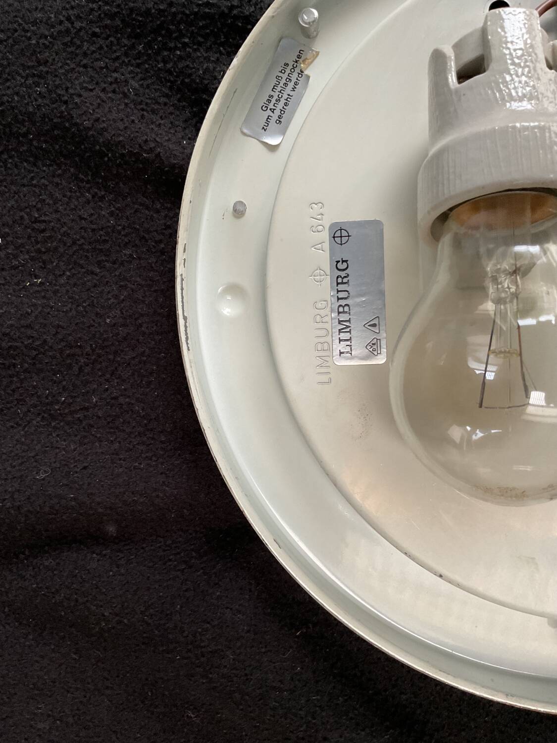 Limburg ceiling light/wall light in bubble glass