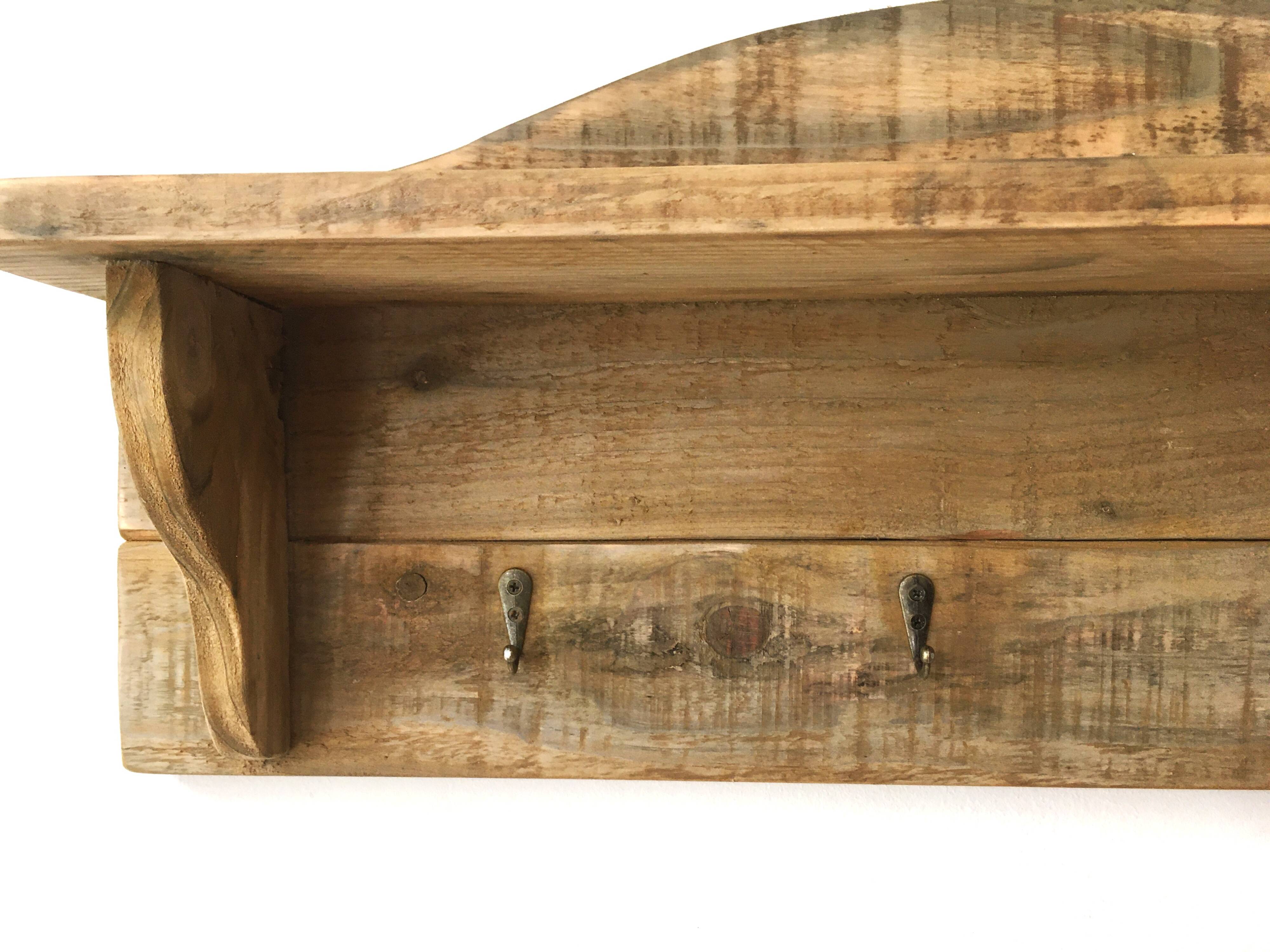 pine wall kitchen shelf