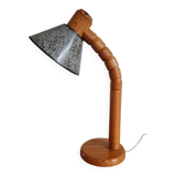Scandinavian articulated pine lamp