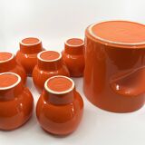 Ceramic bowl/pitcher set • Georges Lanteri for ARP • Circa 70
