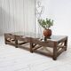 Grande table basse primitive, années 1900