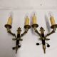 Pair Of Brass Sconces