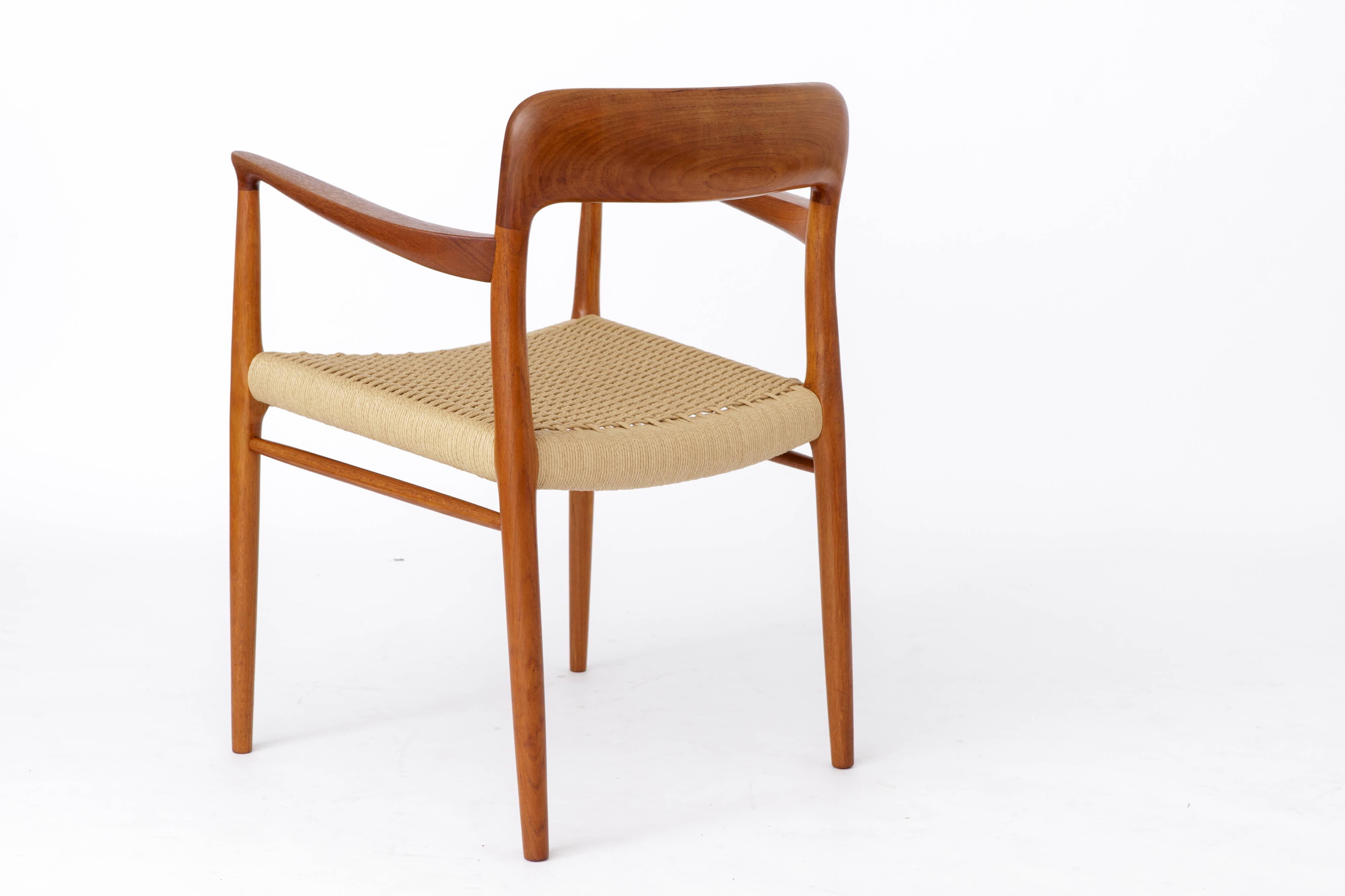 1 of 2 Armchair No. 56 by Niels Otto Møller (1954) – Teak Frame
