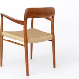 1 of 2 Armchair No. 56 by Niels Otto Møller (1954) – Teak Frame