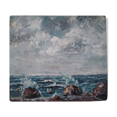 Oil on seascape panel