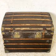 Grande malle de voyage vintage 1930's