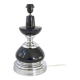 Pied de lampe en céramique et acier, 1970