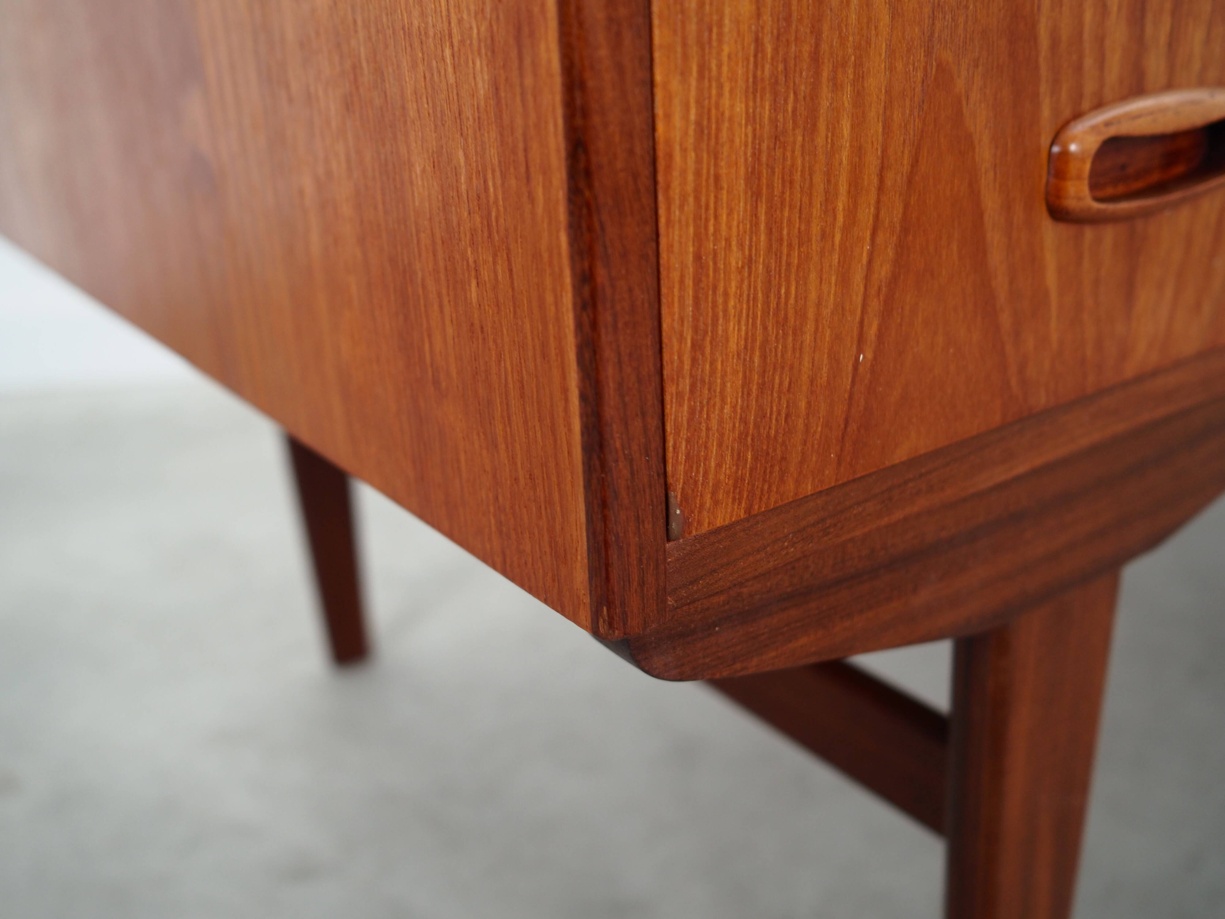 Teak desk, Danish design, 1970s, production: Denmark