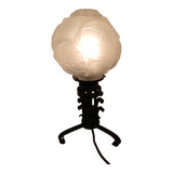 Lampe fer forgé Art Déco