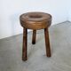 Three-legged shepherd stool oak