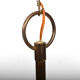 Mid century danish 6 arms brass-chandelier c.1960