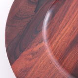 Vintage Rosewood large wooden bottom plate Denmark, 1960s