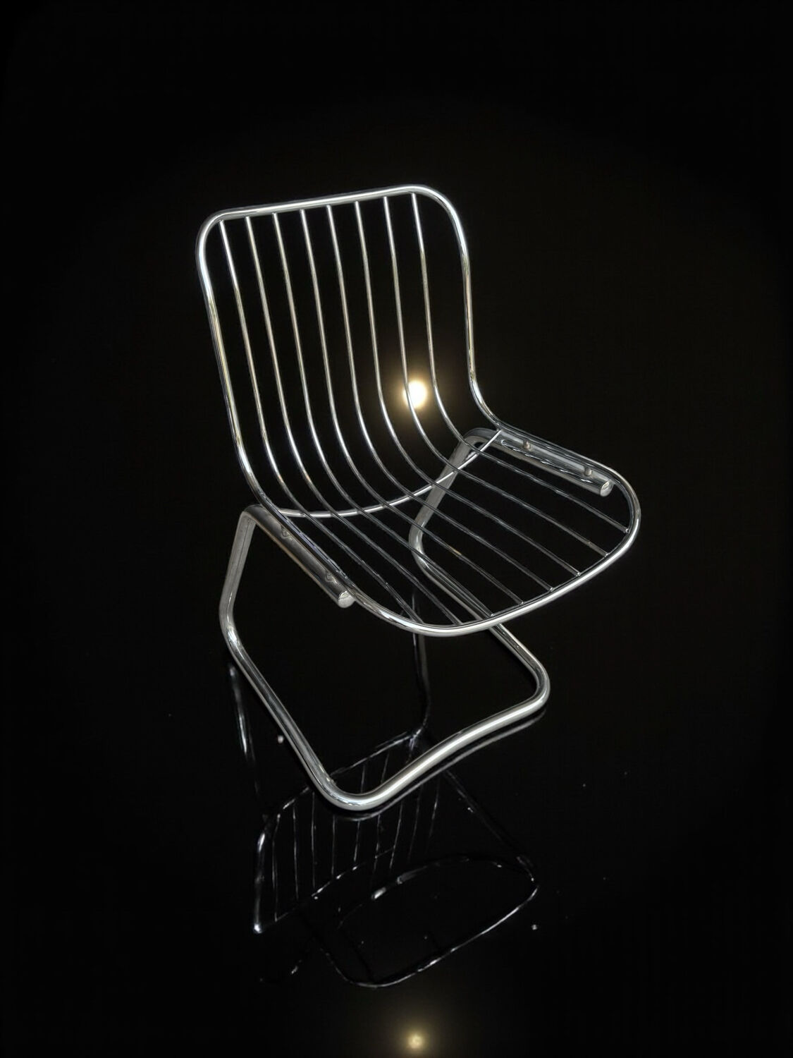 Chrome chair Gastone Rinaldi