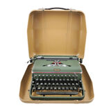 Halda Model P Sweden vintage green typewriter 50