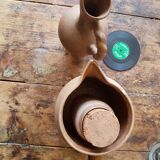 Jug and carafe in old stoneware
