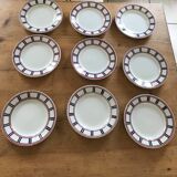 Basque dessert plates