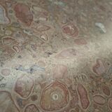 Guéridon Neoclassico in Mogano e Marmo Rosso Fine '800