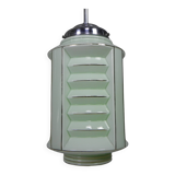 Art Deco pendant lamp with glass lantern shade, 1930s