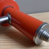 Mid Century orange wall sconce lamp 1970s