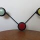 Bakelite coat holder 3 color patères 50 60
