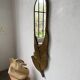 Brass flower oval mirror 1960