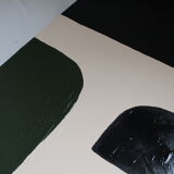 Large acrylic abstract canvas 100x80