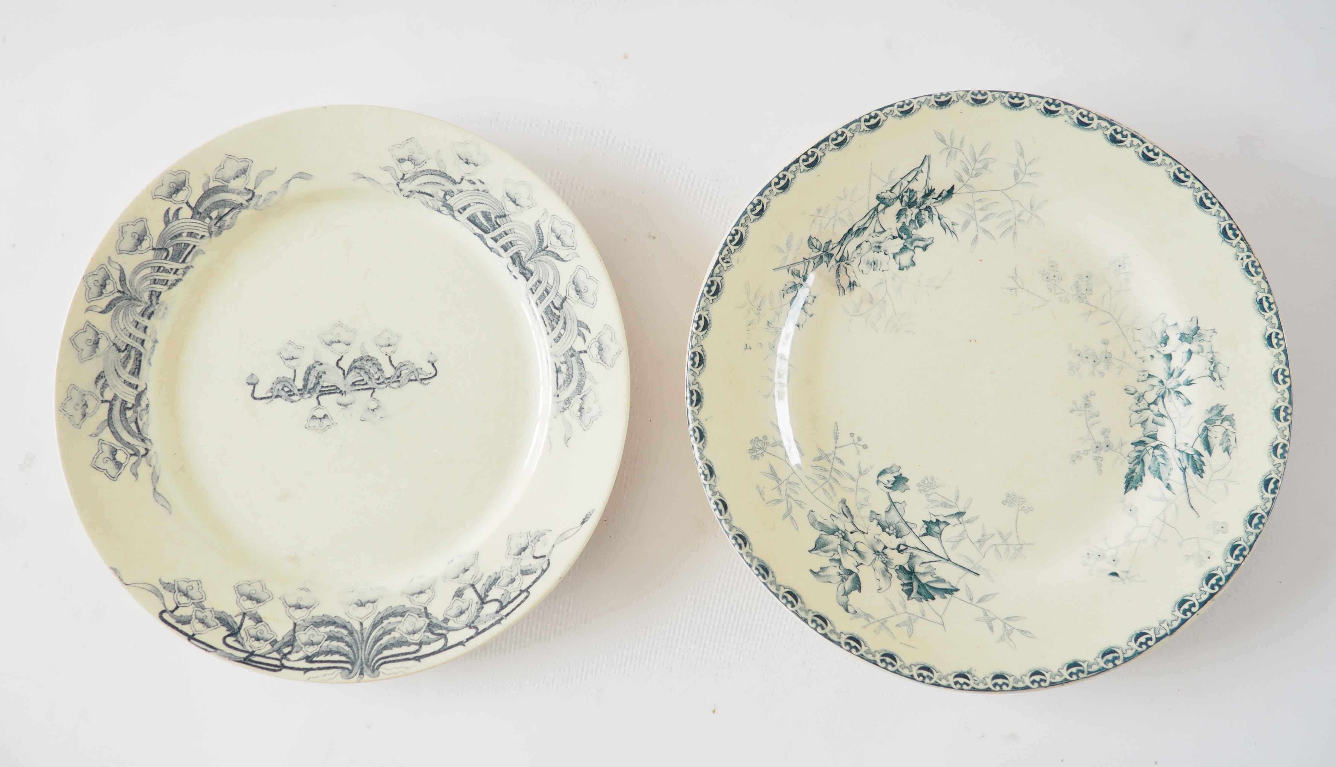 6 mismatched iron earth plates