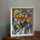 Floral still life oil painting by Maira Veisbārde | Latvia | 1981