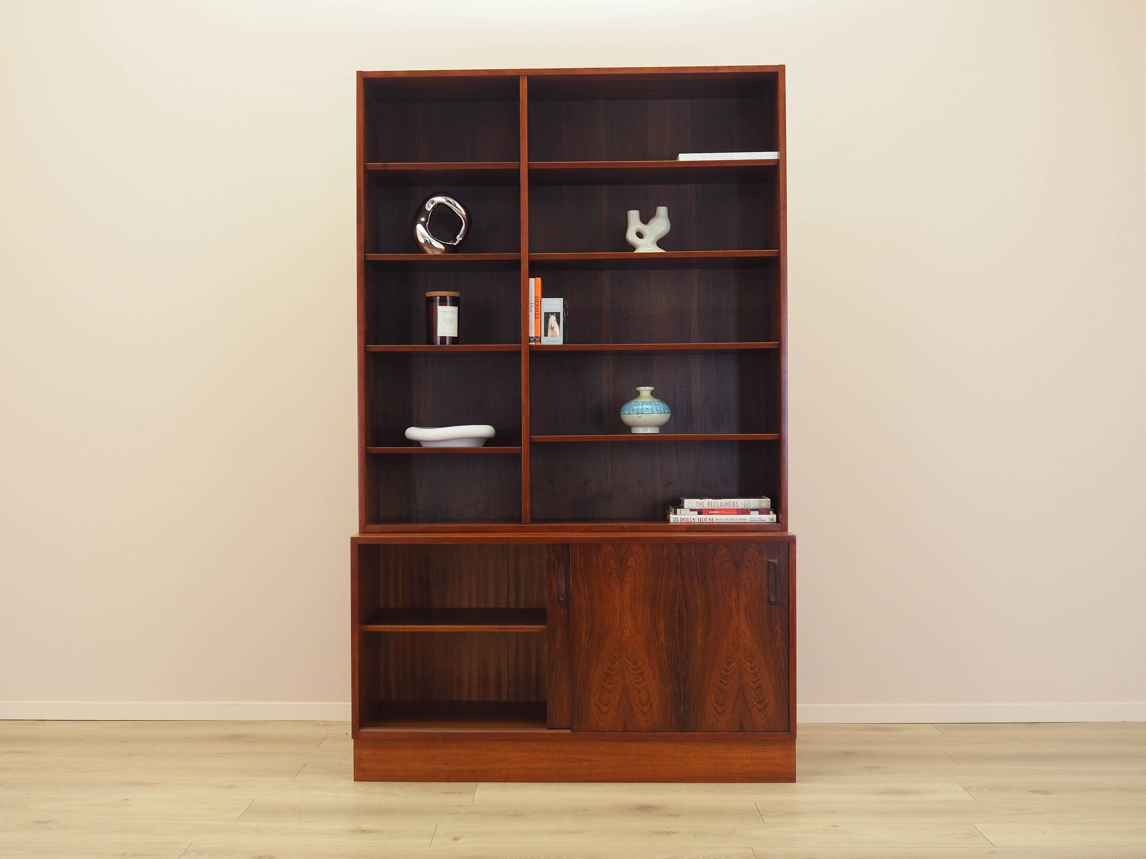 Rosewood bookcase, Danish design, 1970s, manufactured by Hundevad