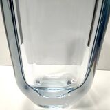 Thick Transparent Glass Vase by Strombergshyttan, Sweden